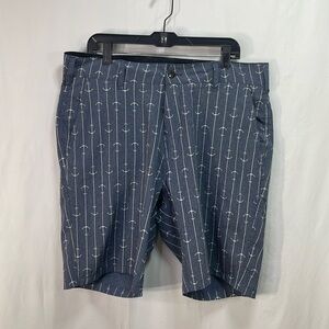 🐄 Trunks navy, and white anchor print board shorts